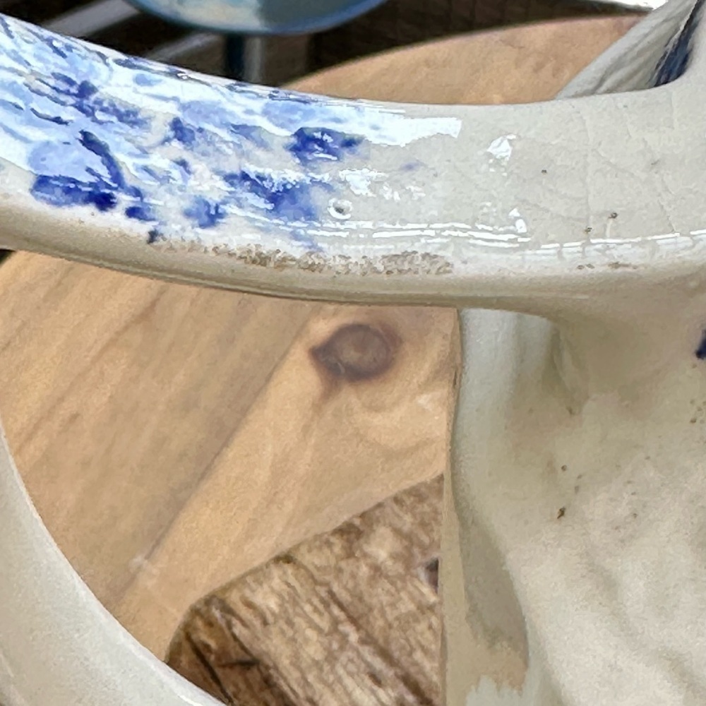Swinnerton’s Staffordshire England Blue and White Silverdale Pitcher - Picture 8 of 9